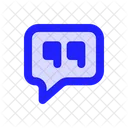 Mensagem Citacao Icon