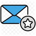 Mensagem Com Estrela Icon