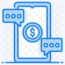 Mensagem comercial  Ícone