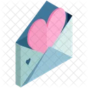 Amor Mensagem Envelope Icon