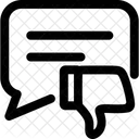 Mensagem De Nao Gostar Suporte Bate Papo Icon