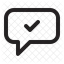 Interface Do Usuario Web Confirmado Ícone