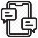 Mensagem De Texto Mensagem Mensagem Movel Icon