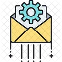 Mensagem Do Projeto Configuracoes De E Mail E Mail Do Projeto Ícone