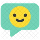 Mensagem emoji  Ícone