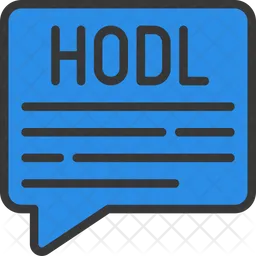 Mensagem hodl  Ícone