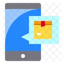 Smartphone Localizacao Logistica Ícone