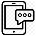 Mensagem Movel Mensagem De Smartphone Sms Ícone