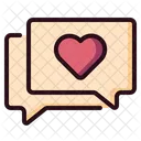 Mensagens de amor  Ícone