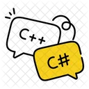 Mensagens De Codigo Mensagens De Programacao Codigo Fonte Ícone