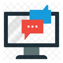 Mensaje Chat Computadora Icon