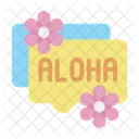 Mensaje aloha  Icono