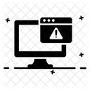 Mensaje De Advertencia Alerta Web Error De Pagina Icono