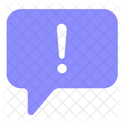 Mensaje de alerta  Icono