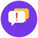 Mensaje De Alerta Mensaje De Advertencia Mensaje De Error Icono