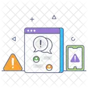 Mensaje de alerta  Icono