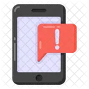 Notificacion De Mensajes Alerta Movil Alerta De Mensajes Icono