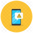 Mensaje De Alerta Movil Mensaje De Advertencia Mensaje De Error Icono