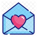 Mensaje De Amor Carta Nota Icon