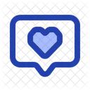 Simple Amor Corazon Icono