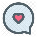 Mensaje De Amor Chat De Burbujas Amor Icono