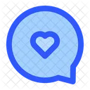 Mensaje De Amor Chat De Burbujas Amor Icono