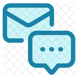 Mensaje de chat  Icono