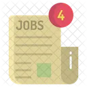 Mensaje de reclutamiento laboral  Icono