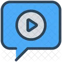 Mensaje de video  Icono
