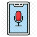Mensaje De Voz Nota De Voz Comunicacion De Voz Icono