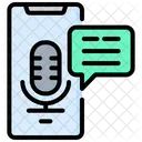 Mensaje de voz  Icono