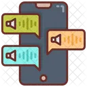 Mensaje De Voz Mensaje De Audio Nota De Voz Icono