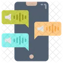 Mensaje De Voz Mensaje De Audio Nota De Voz Icono