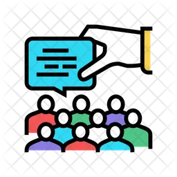 Mensaje grupal  Icono