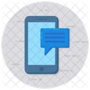 Mensaje Movil Chat Movil Mensajeria Icono