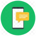 Chat Movil Mensaje Movil Texto Movil Icono