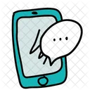 Texto Movil Mensaje Icon