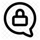 Mensaje Privado Acceso Privado Cifrado De Datos Icon