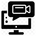 Mensaje De Video Video En Linea Mms Icono