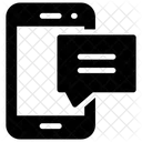 Mensajeria Movil Mensajes De Texto Moviles Mensajes Comerciales Icono