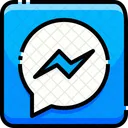 Messenger Logotipo De Facebook Messenger Logotipo De Marca Icono