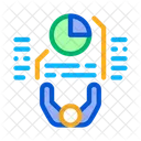 Menschliches Kreisdiagramm  Symbol