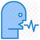 Menschliches Sprechen Personengesprach Audiosprache Symbol