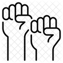 Menschenrechte Ziele Engagement Symbol