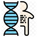 Menschliche DNA  Symbol