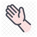 Menschliche Hand  Symbol