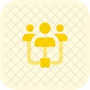 Menschliche Vernetzung  Icon