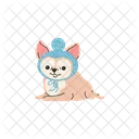 Couche Chihuahua Chapeau Icône