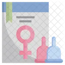 Menstrual Cup Pack  Icon