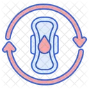Menstrual Cycle Pad Period Icon